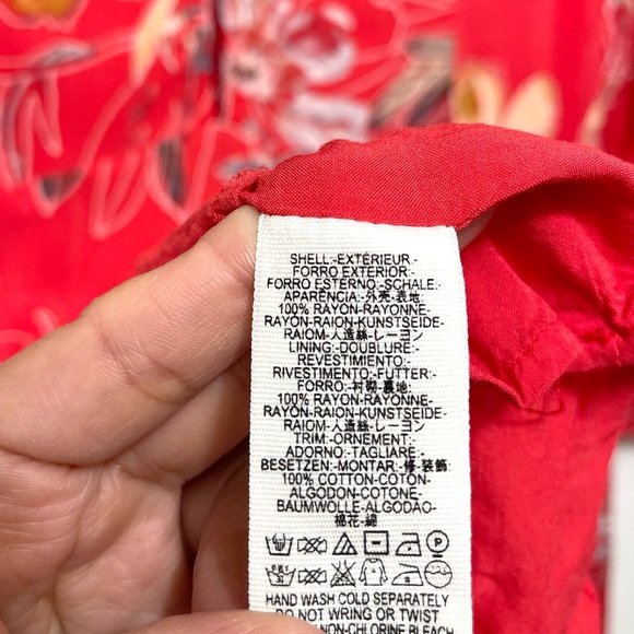 Free People Women's Eyes On You Floral Print Trapeze Dress Size 4 - Picture 12 of 13